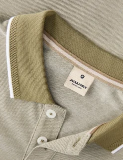 Cotton Blend Polo Shirt