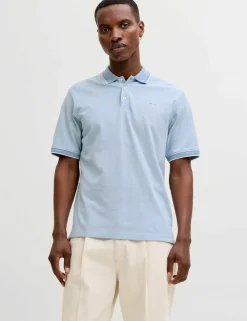 Cotton Blend Polo Shirt