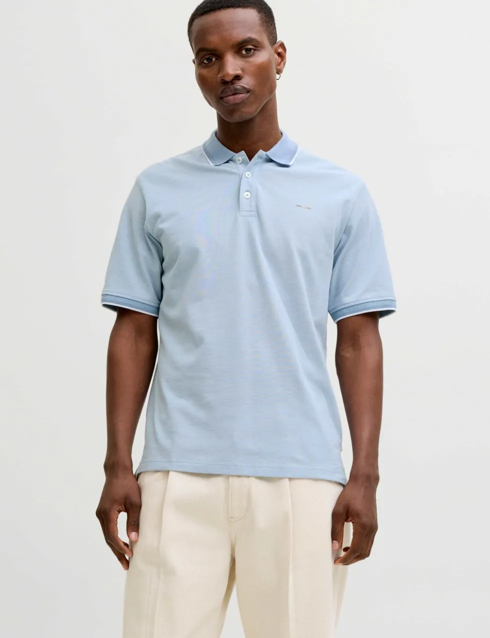 Cotton Blend Polo Shirt
