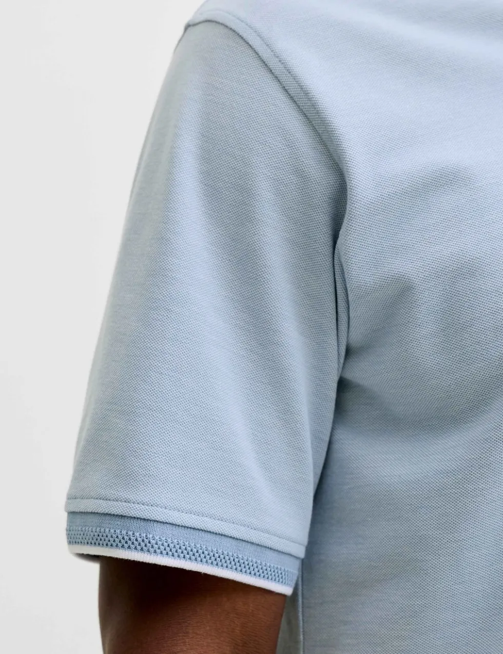 Cotton Blend Polo Shirt