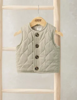 Cotton Blend Quilted Gilet (3-36 Mths)