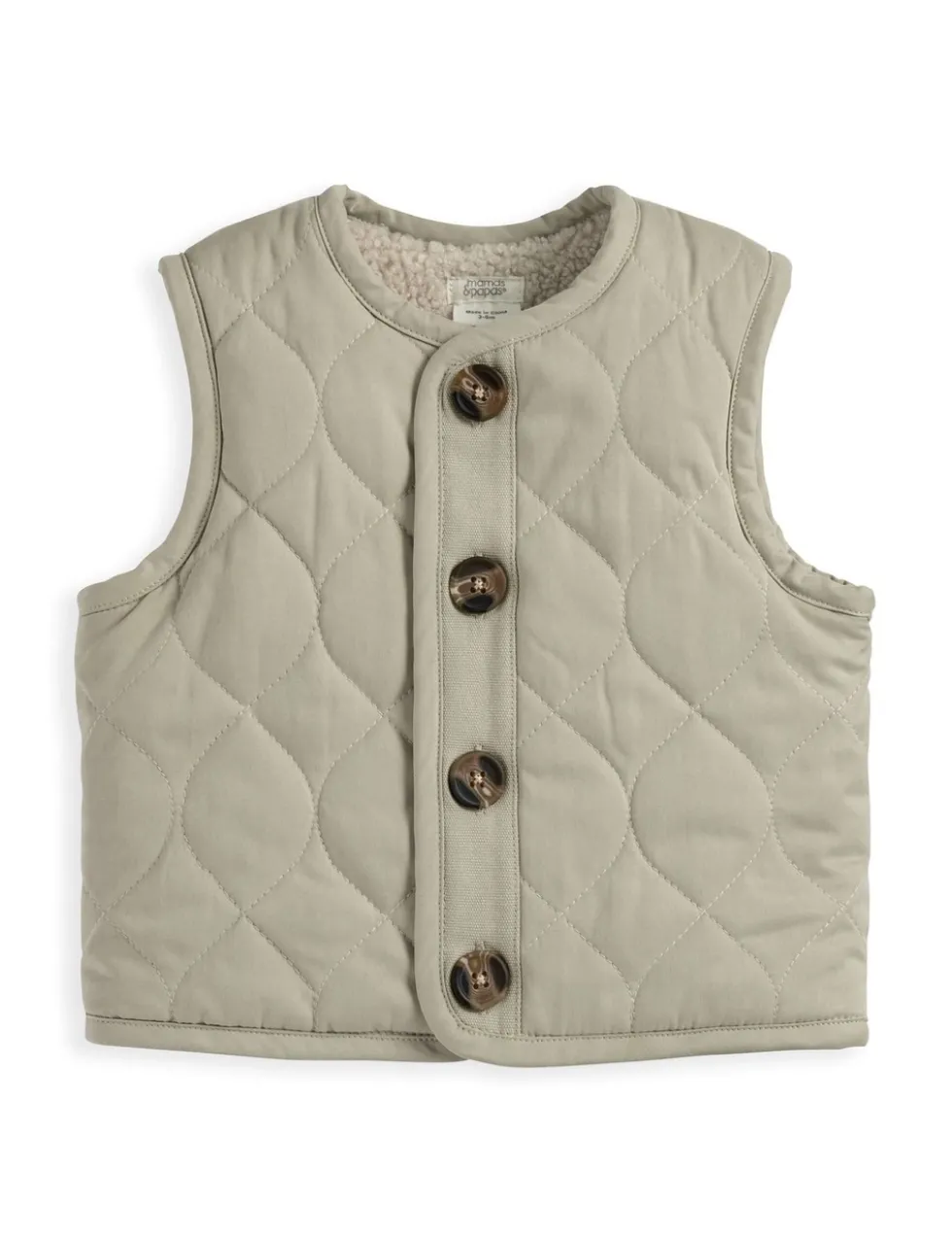 Cotton Blend Quilted Gilet (3-36 Mths)