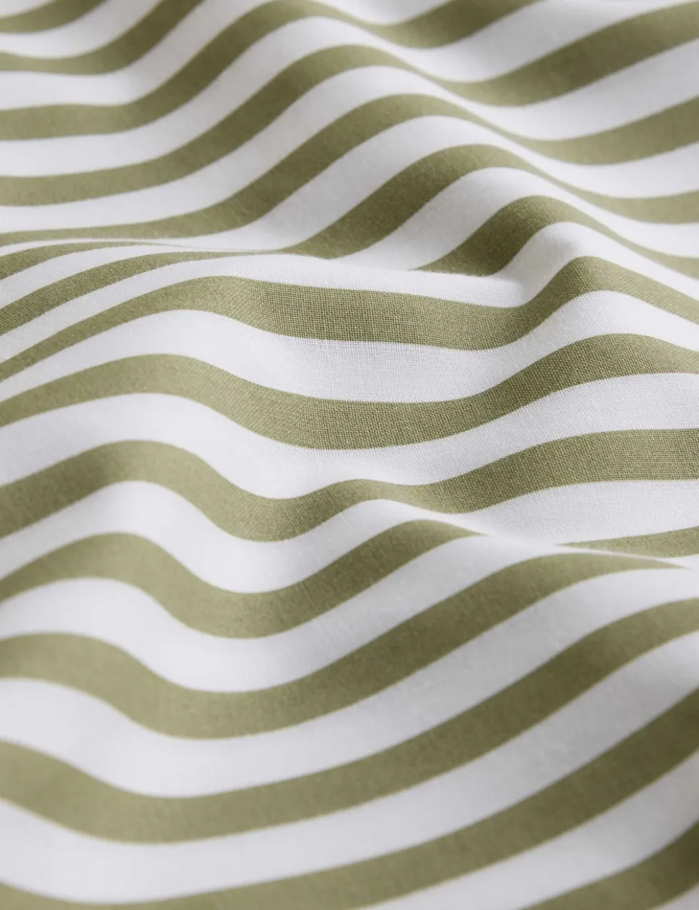 Cotton Blend Simple Stripe Bedding Set