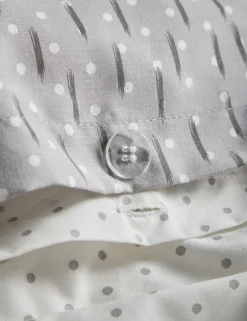 Cotton Blend Spotty Bedding Set