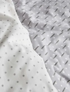 Cotton Blend Spotty Bedding Set