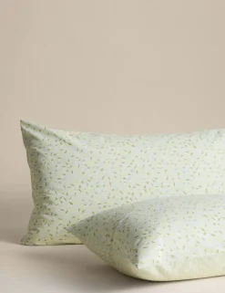Cotton Blend Sprig Bedding Set