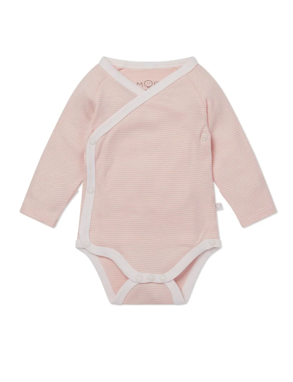 Cotton Blend Striped Bodysuit (7lbs-24 Mths)