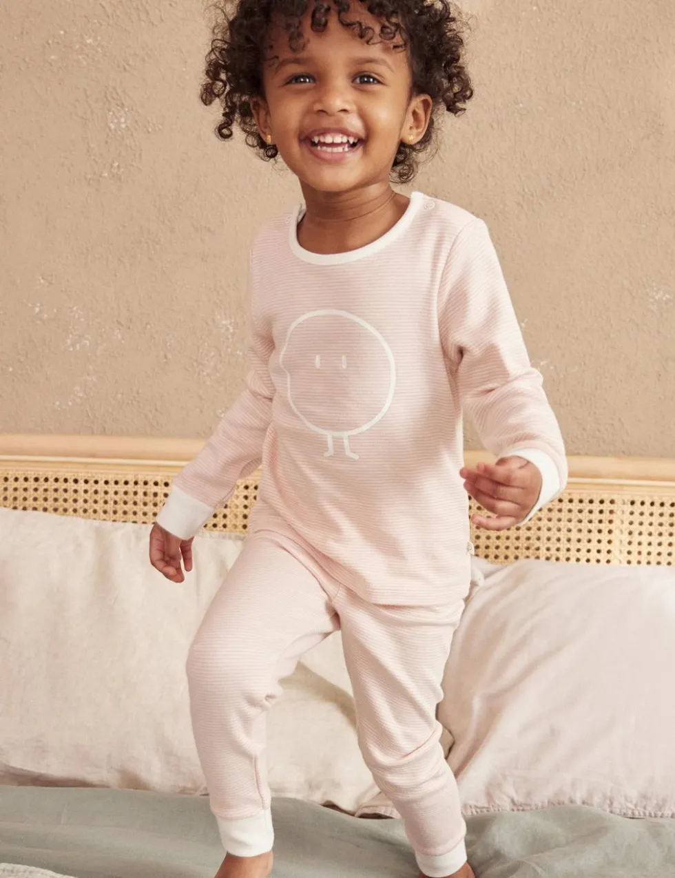 Cotton Blend Striped Pyjamas (6 Mths-6 Yrs)