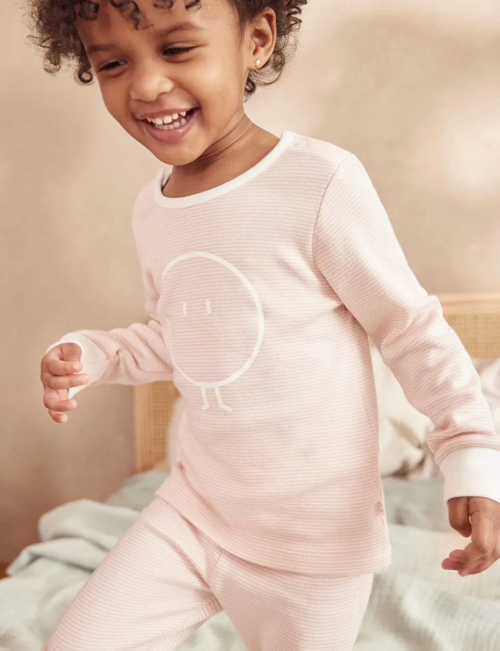 Cotton Blend Striped Pyjamas (6 Mths-6 Yrs)