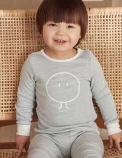 Cotton Blend Striped Pyjamas (6 Mths-6 Yrs)