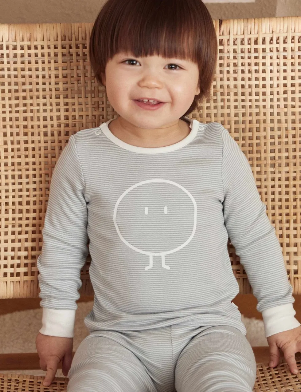 Cotton Blend Striped Pyjamas (6 Mths-6 Yrs)
