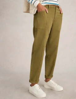 Cotton Blend Trousers