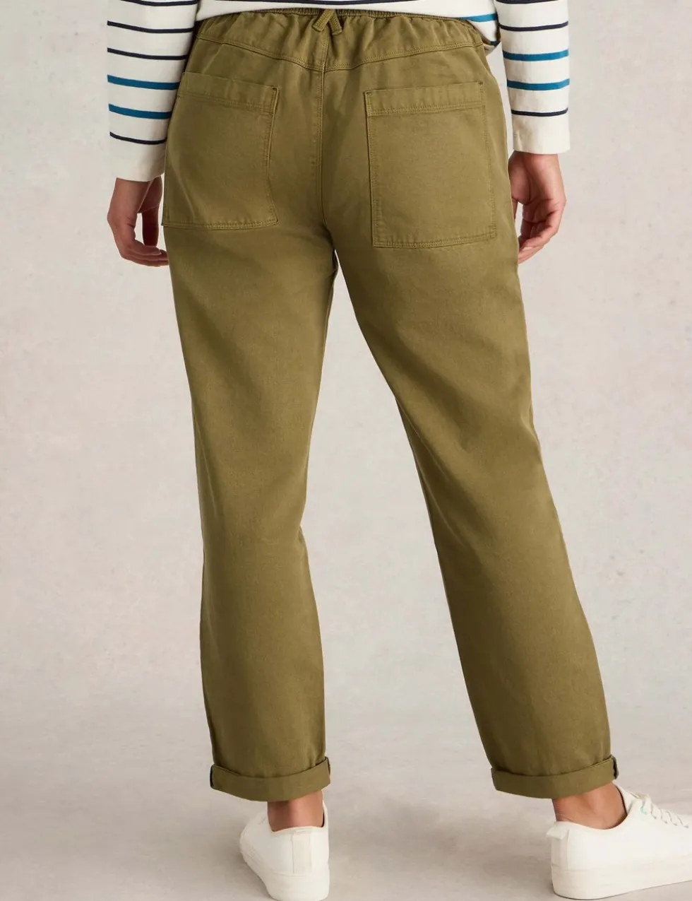 Cotton Blend Trousers