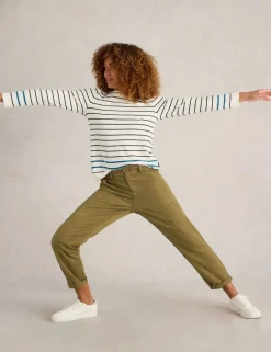 Cotton Blend Trousers