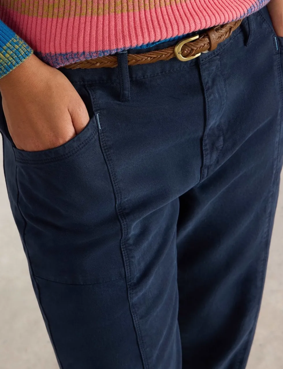 Cotton Blend Trousers