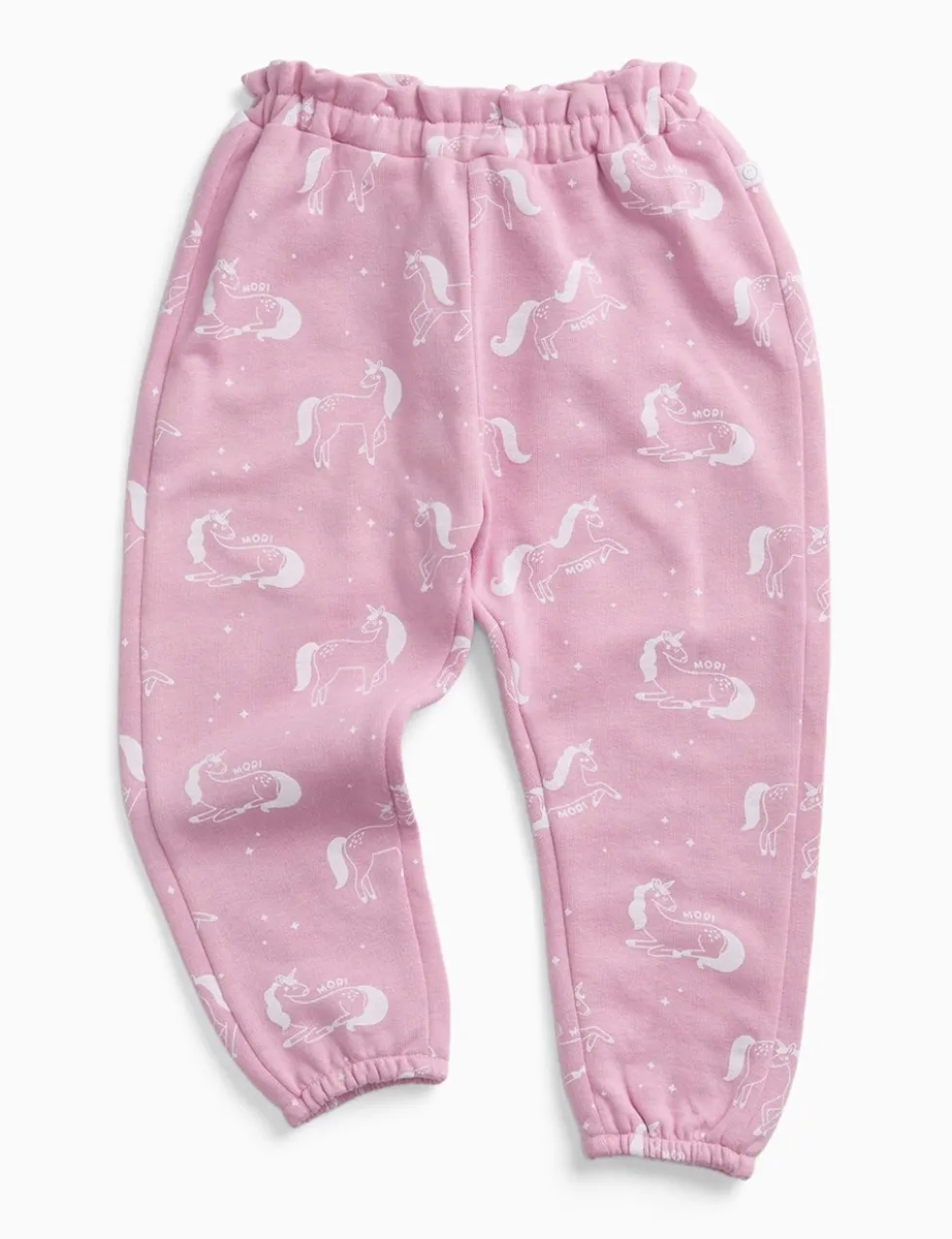 Cotton Blend Unicorn Frill Waist Joggers (3 Mths-6 Yrs)