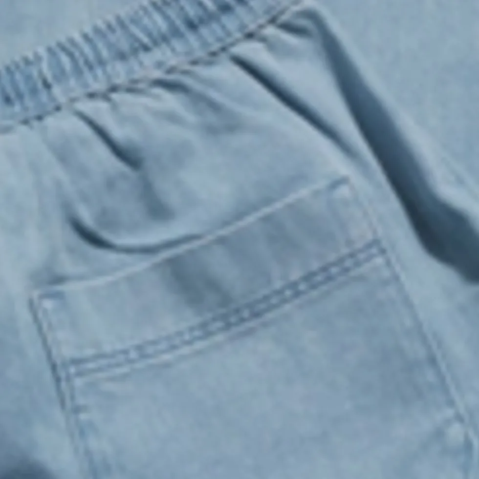 Cotton Blend Wide Leg Cropped Culottes