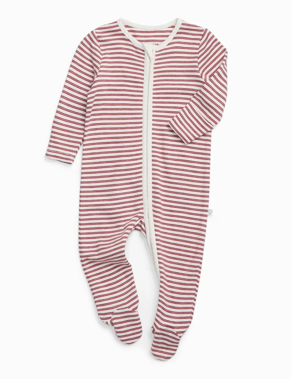 Cotton Blend Zip Sleepsuit (0-24 Mths)