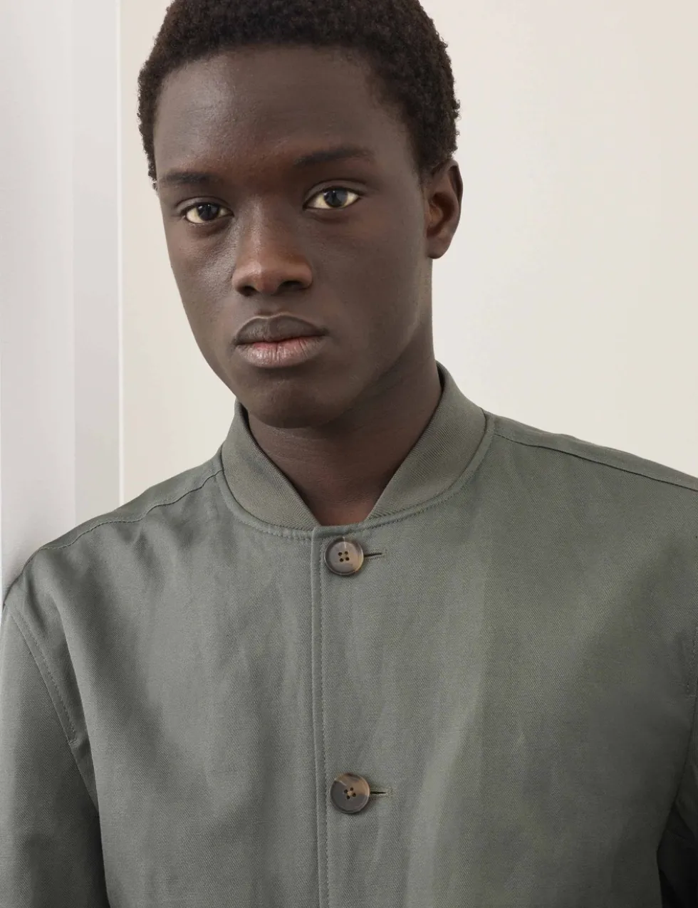 Cotton Linen Blend Bomber