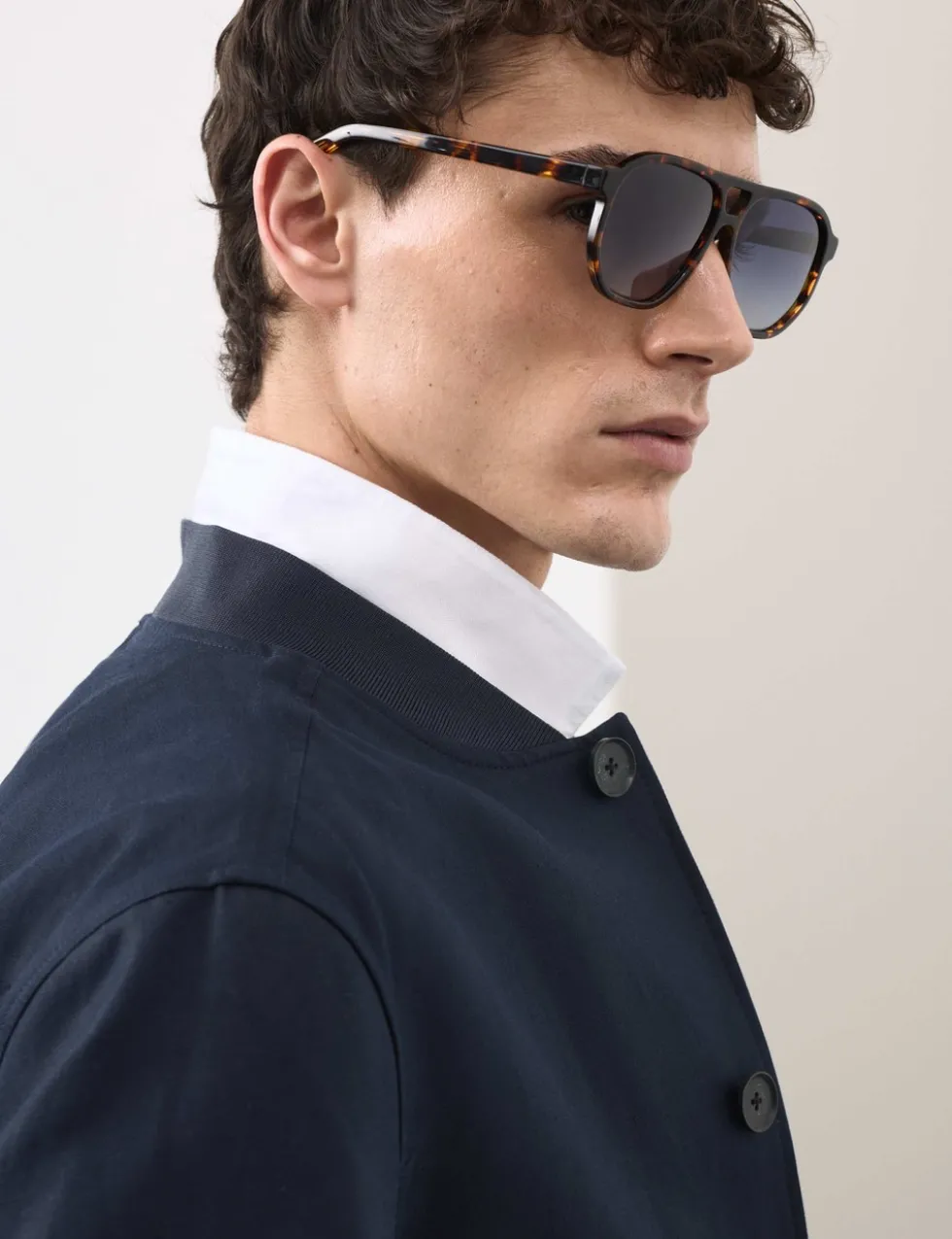 Cotton Linen Blend Bomber
