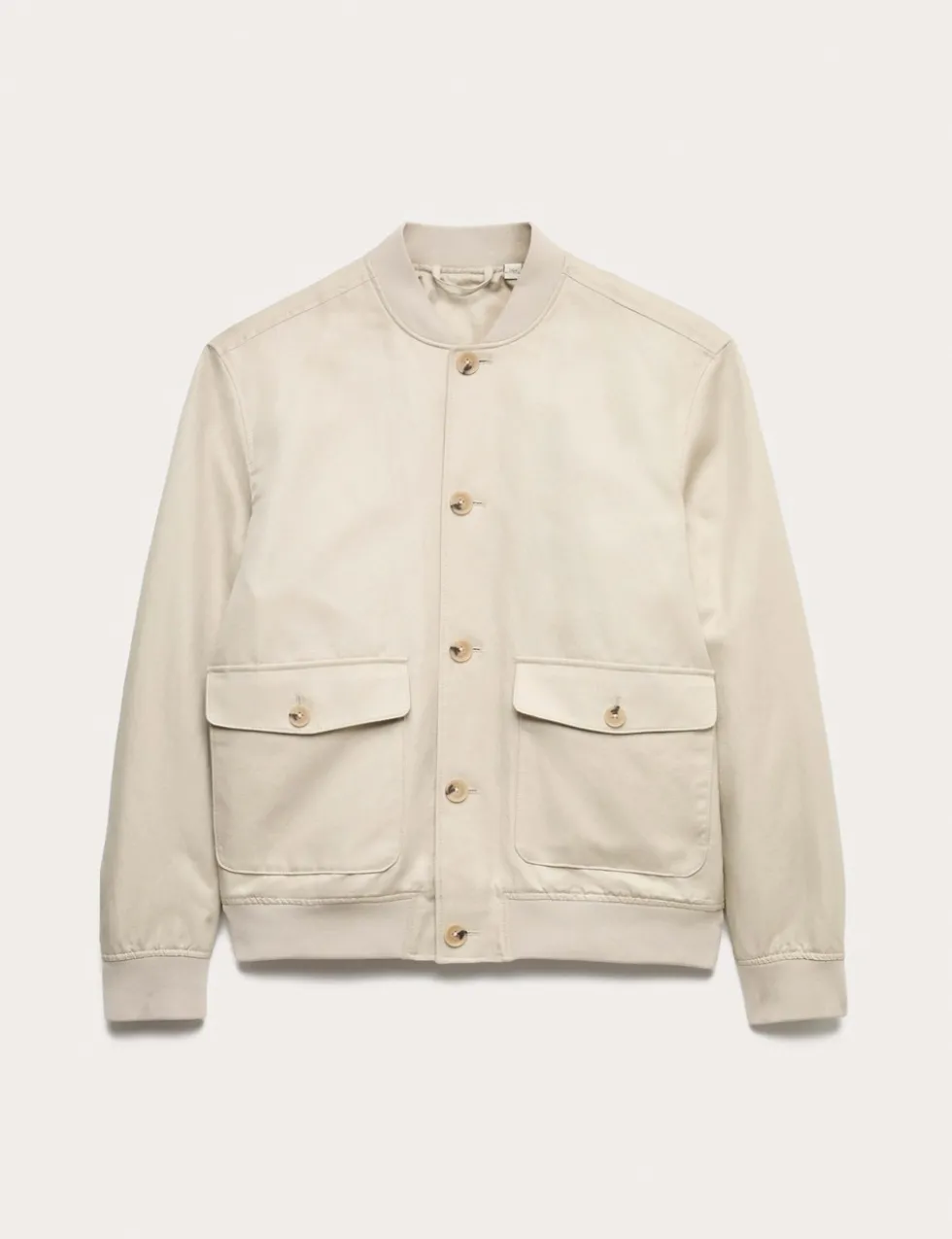 Cotton Linen Blend Bomber