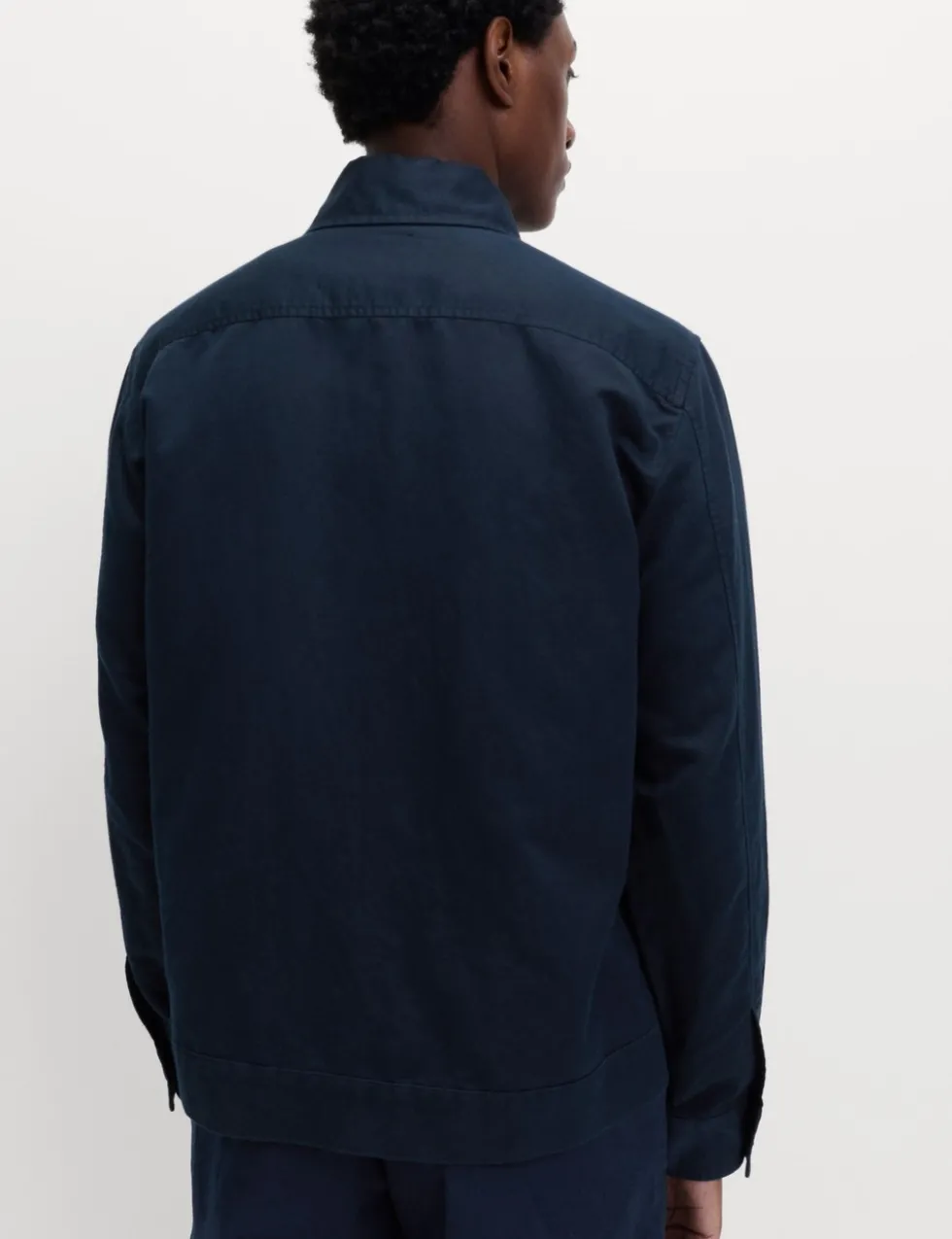 Cotton Linen Blend Overshirt