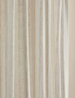 Cotton Linen Blend Sheer Multiway Curtains