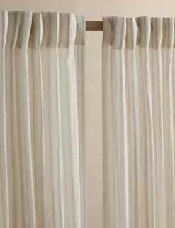 Cotton Linen Blend Sheer Multiway Curtains