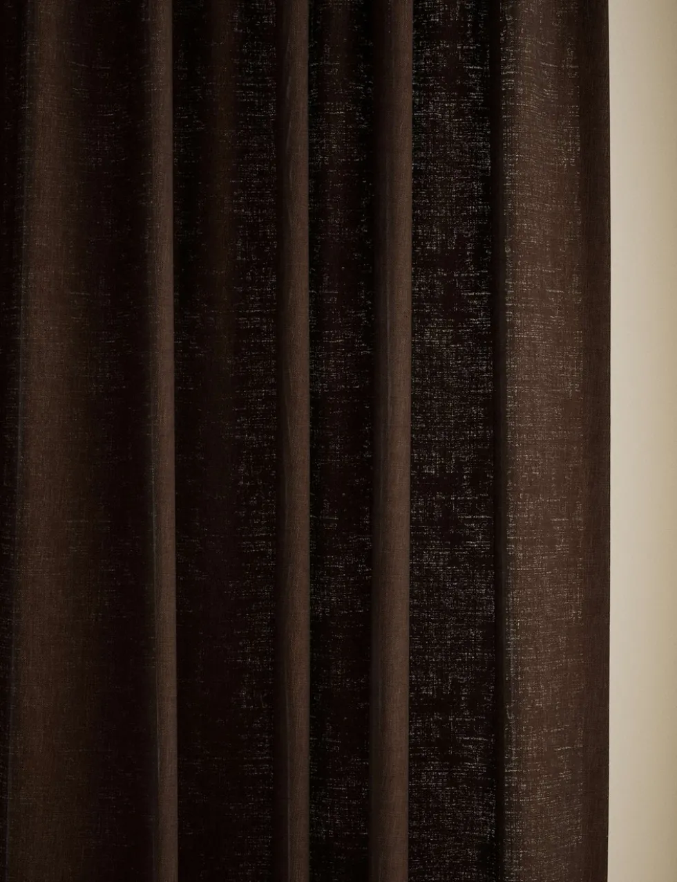 Cotton Linen Blend Sheer Multiway Curtains