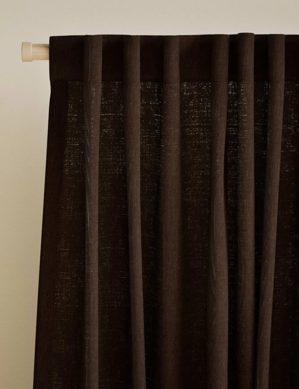 Cotton Linen Blend Sheer Multiway Curtains