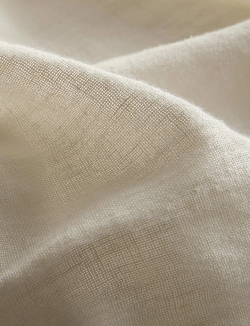 Cotton Linen Blend Sheer Multiway Curtains