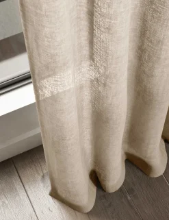 Cotton Linen Blend Sheer Multiway Curtains