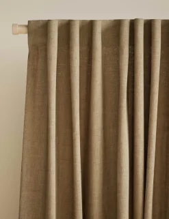 Cotton Linen Blend Sheer Multiway Curtains