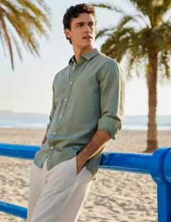Cotton Linen Blend Shirt