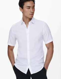 Cotton Linen Blend Shirt