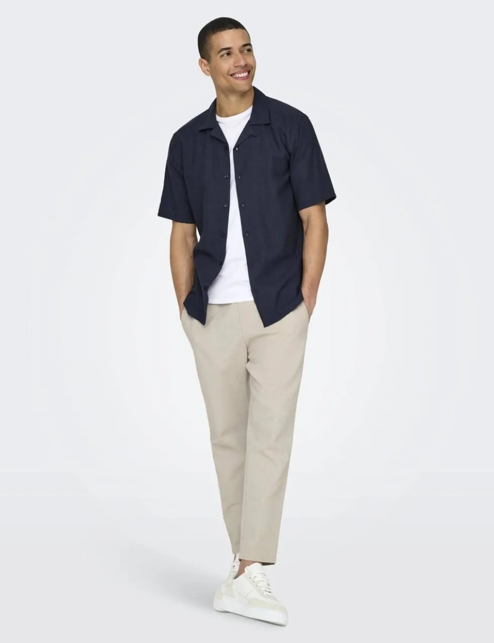 Cotton Linen Blend Shirt