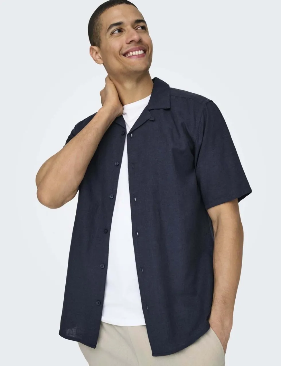 Cotton Linen Blend Shirt