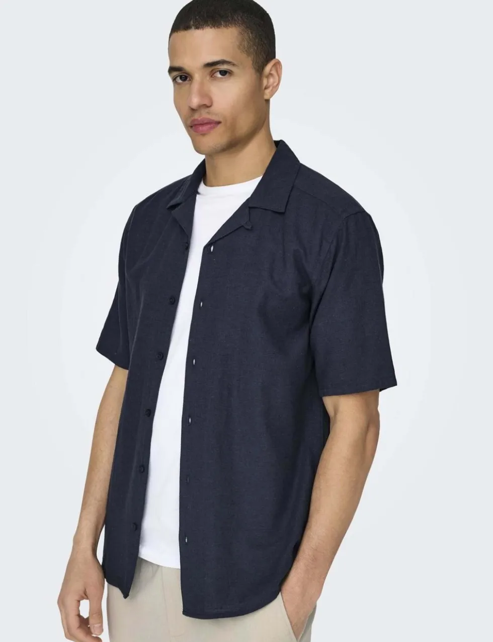 Cotton Linen Blend Shirt