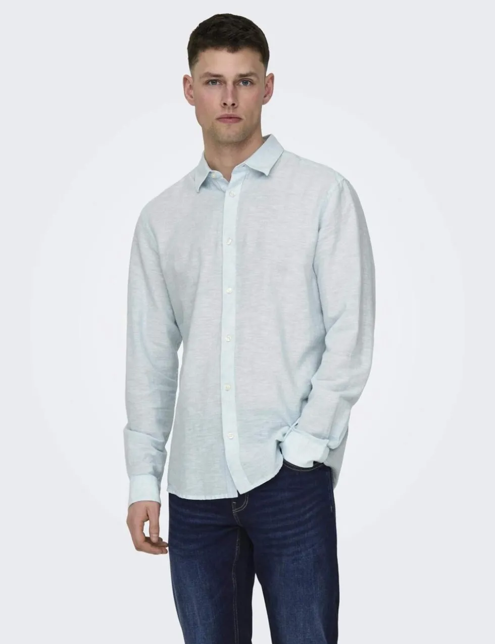 Cotton Linen Blend Shirt