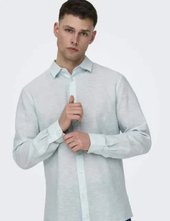 Cotton Linen Blend Shirt