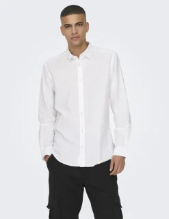 Cotton Linen Blend Shirt