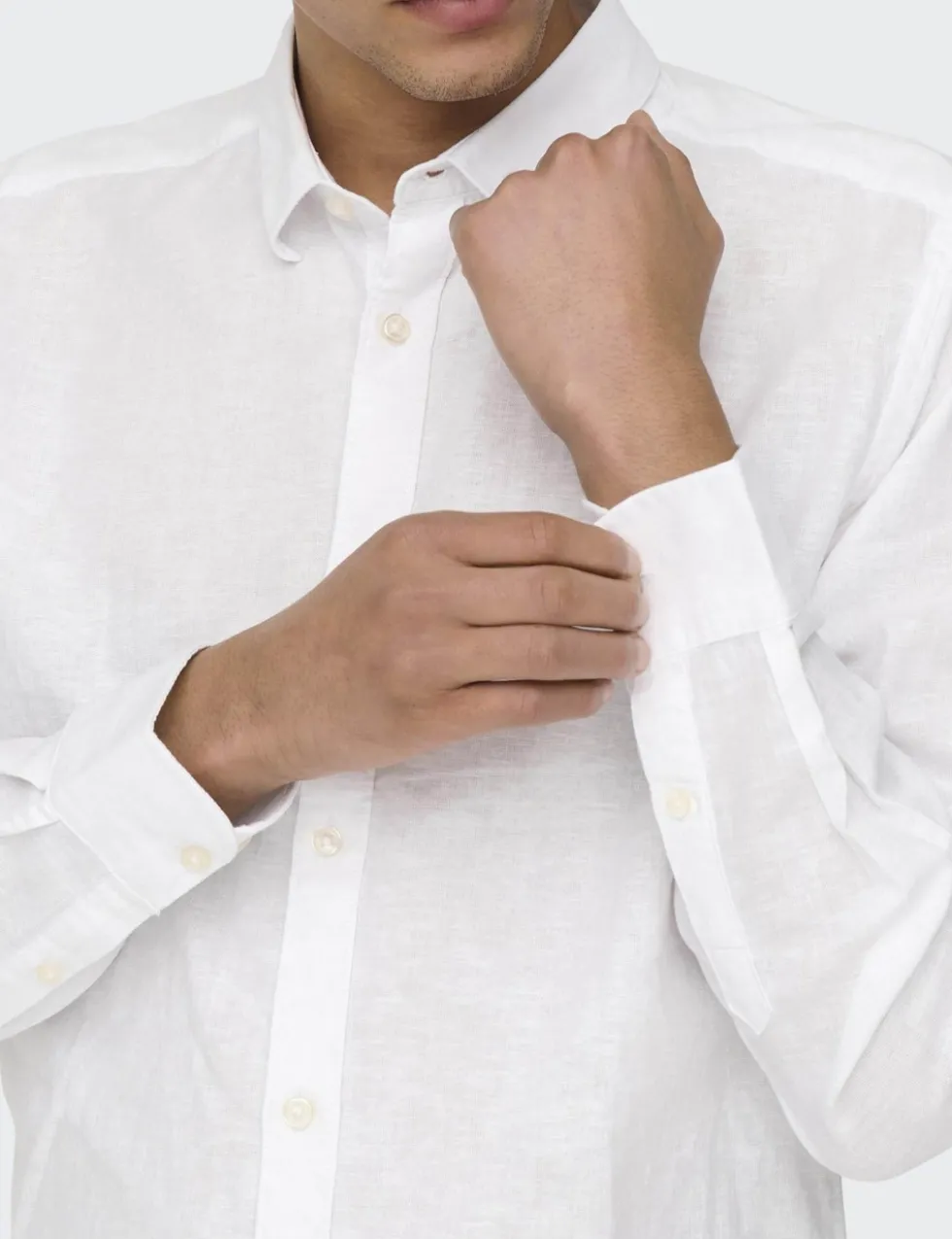 Cotton Linen Blend Shirt