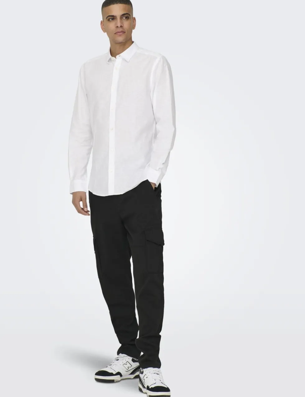 Cotton Linen Blend Shirt