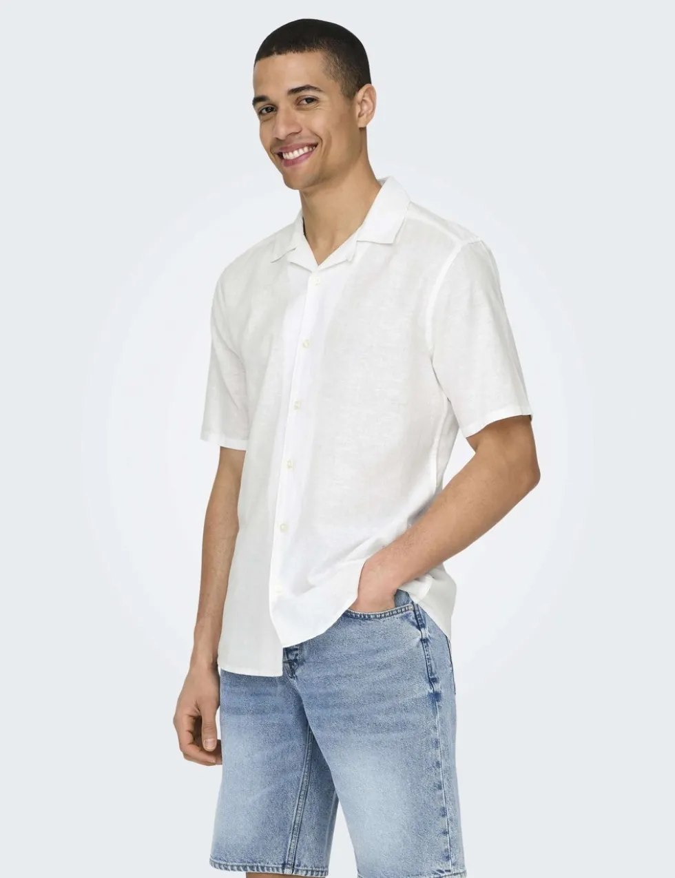 Cotton Linen Blend Shirt
