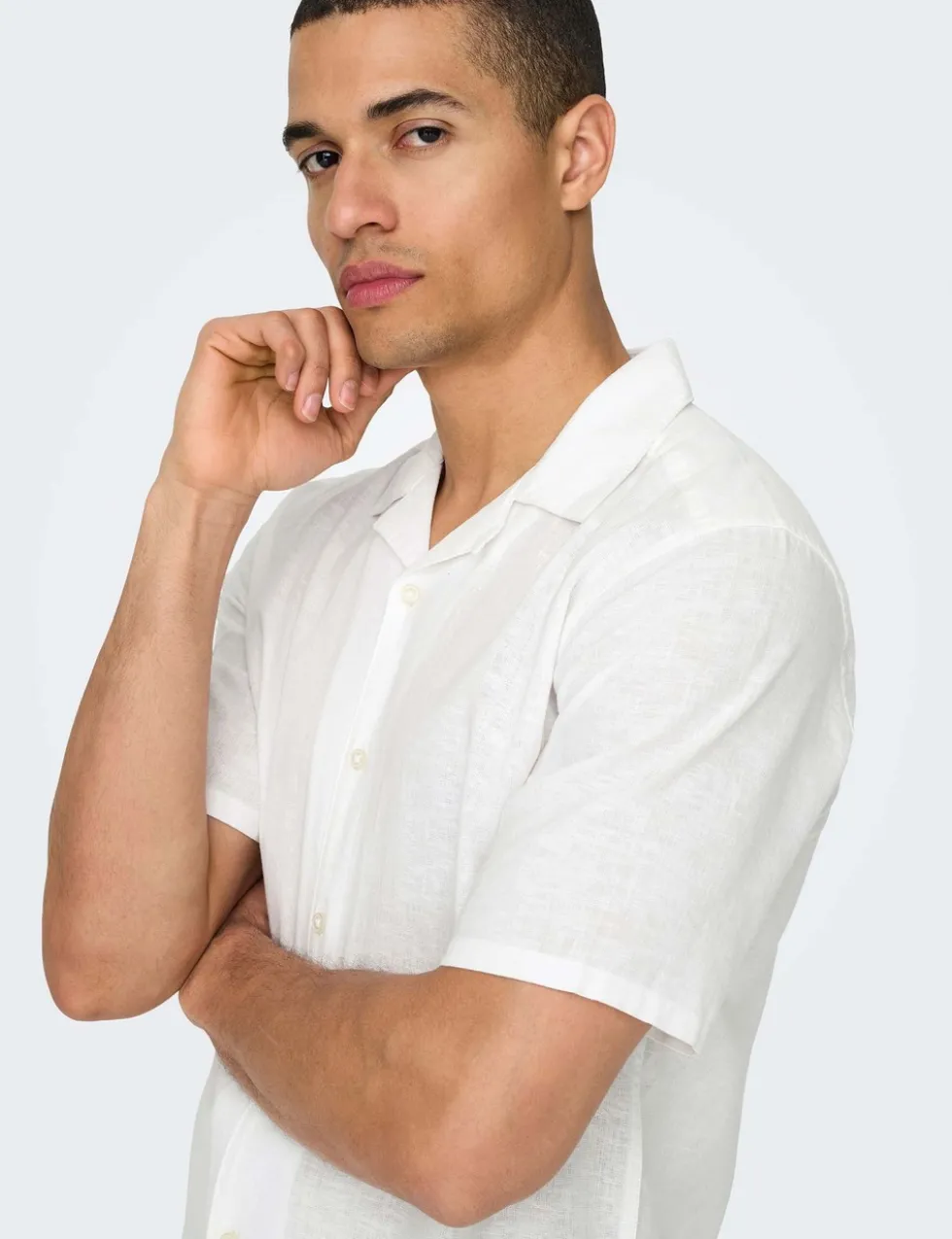 Cotton Linen Blend Shirt