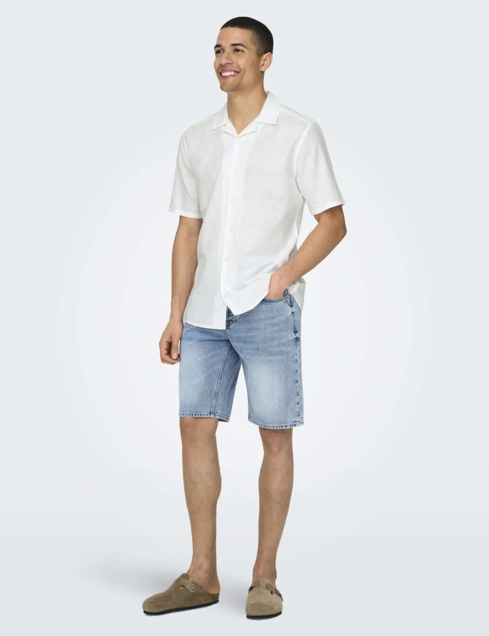 Cotton Linen Blend Shirt