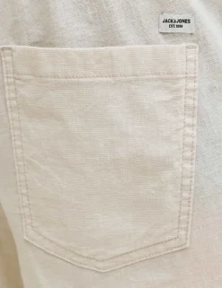 Cotton Linen Blend Shorts