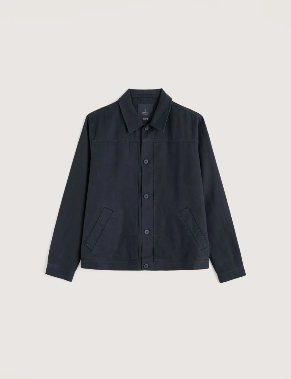 Cotton Linen Blend Utility Jacket