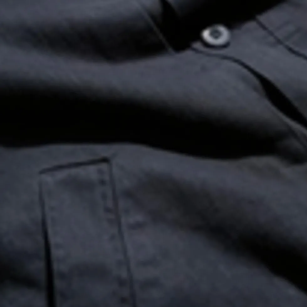 Cotton Linen Blend Utility Jacket