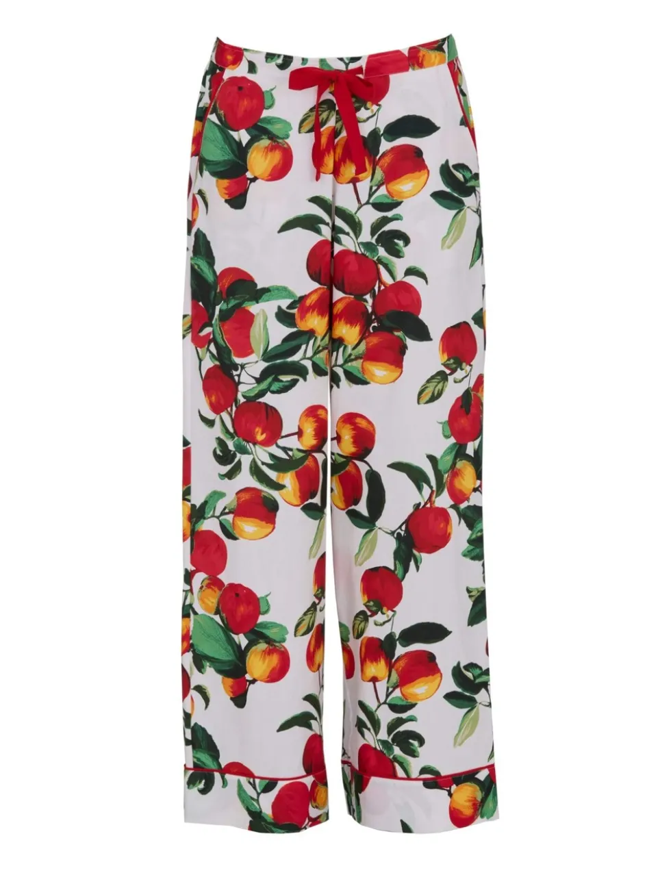 Cotton Modal Apple Print Pyjama Bottoms